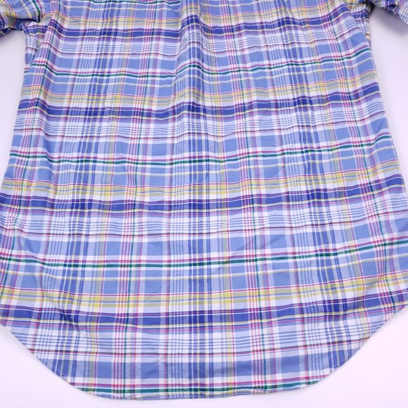 Ralph Lauren Small Shirt Multicolor Blue Checked M - Picture 12 of 12